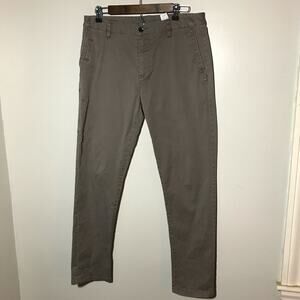 Vuori mens collins chino pants 32 v433 khaki brown athleisure casual commuter